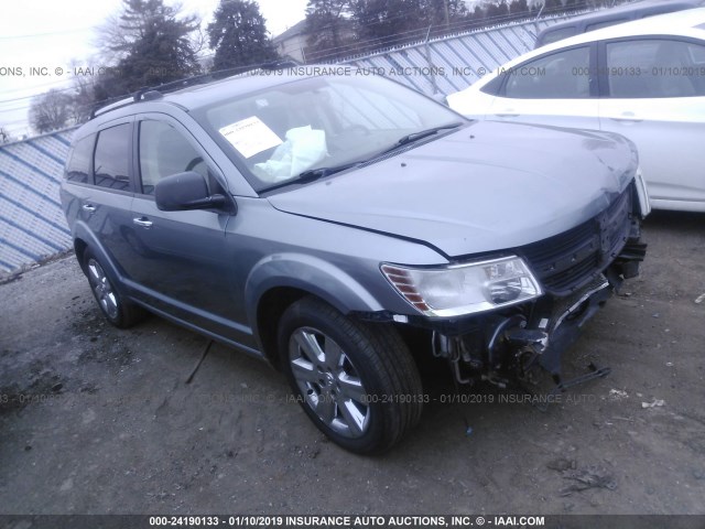 3D4GG67V09T239808 - 2009 DODGE JOURNEY R/T GRAY photo 1