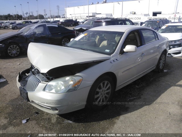 1G4HJ5EM8BU114327 - 2011 BUICK LUCERNE CXL Champagne photo 2