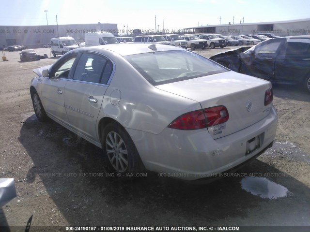 1G4HJ5EM8BU114327 - 2011 BUICK LUCERNE CXL Champagne photo 3