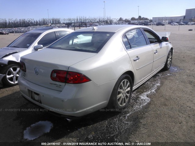 1G4HJ5EM8BU114327 - 2011 BUICK LUCERNE CXL Champagne photo 4