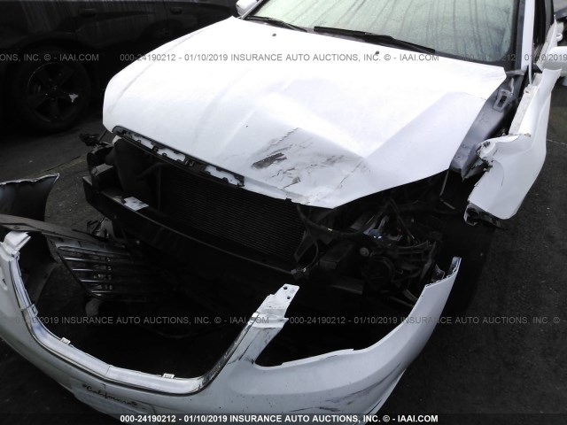 1C3CCBAB7EN230987 - 2014 CHRYSLER 200 LX WHITE photo 6