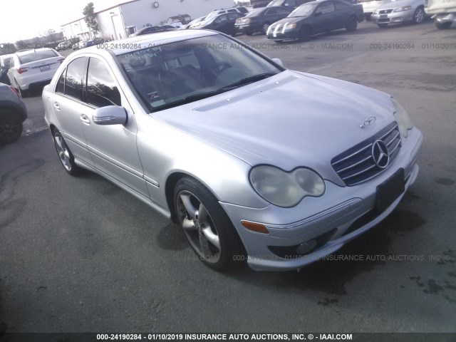 WDBRF52H56F733834 - 2006 MERCEDES-BENZ C GENERATION 2006 230 GRAY photo 1