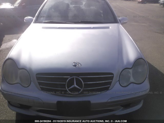 WDBRF52H56F733834 - 2006 MERCEDES-BENZ C GENERATION 2006 230 GRAY photo 6