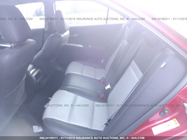 4T1BF1FK9DU661686 - 2013 TOYOTA CAMRY L/SE/LE/XLE 红色 照片 8