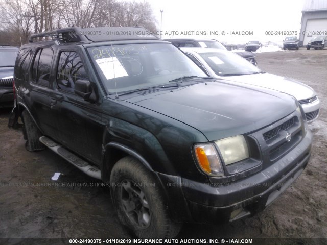 5N1ED28Y8YC518766 - 2000 NISSAN XTERRA XE/SE GREEN photo 1