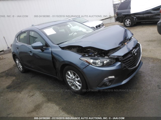 3MZBM1M76GM253063 - 2016 MAZDA 3 TOURING BLUE photo 1