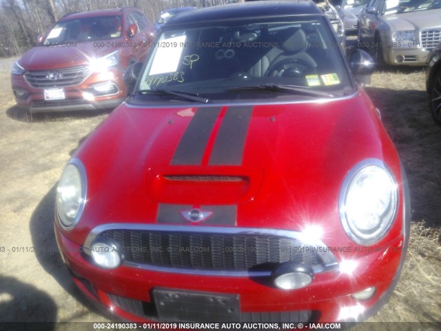 WMWMM33599TP91605 - 2009 MINI COOPER S CLUBMAN RED photo 6