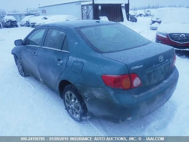 JTDBU4EE6A9115112 - 2010 TOYOTA COROLLA S/LE/XLE მწვანე ფოტო 3