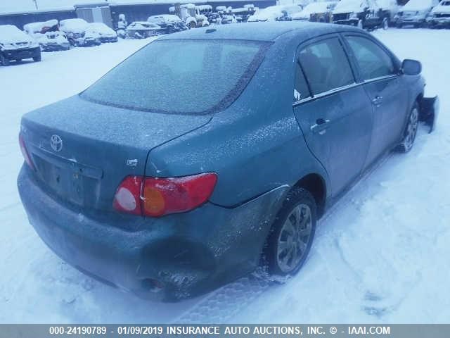 JTDBU4EE6A9115112 - 2010 TOYOTA COROLLA S/LE/XLE მწვანე ფოტო 4