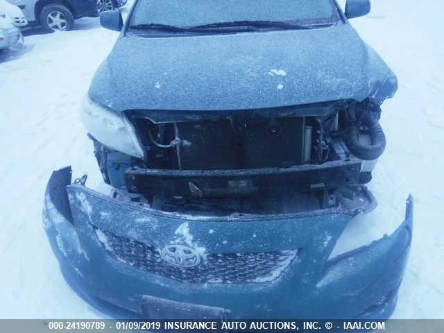 JTDBU4EE6A9115112 - 2010 TOYOTA COROLLA S/LE/XLE მწვანე ფოტო 6