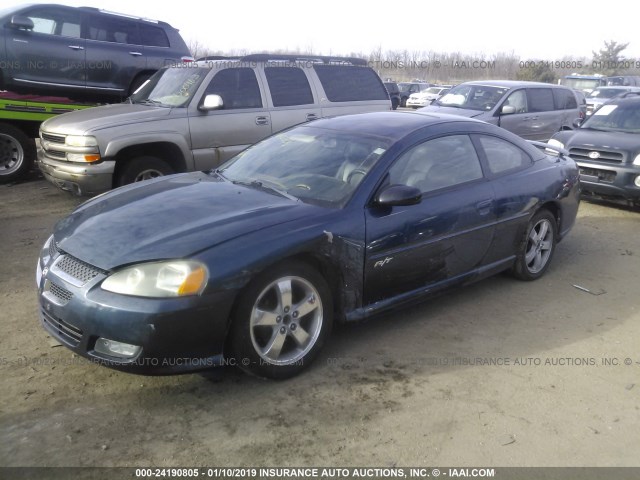 4B3AG52H34E086932 - 2004 DODGE STRATUS R/T BLUE photo 2