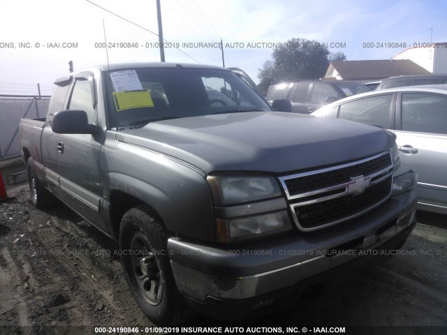 1GCEC19T76Z126750 - 2006 CHEVROLET SILVERADO C1500 GRAY photo 1