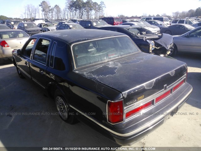 1LNLM81W5VY759363 - 1997 LINCOLN TOWN CAR EXECUTIVE BLACK photo 3