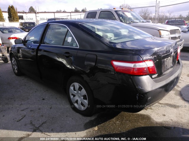 4T4BE46K98R024104 - 2008 TOYOTA CAMRY CE/LE/XLE/SE BLACK photo 3