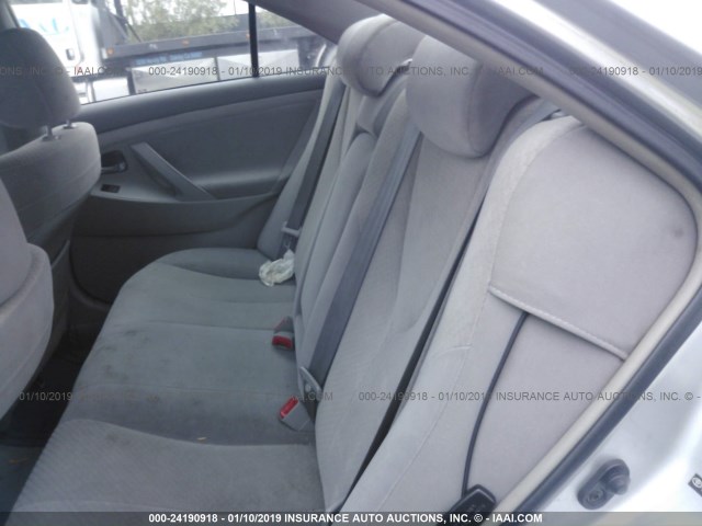 4T1BE46K97U555912 - 2007 TOYOTA CAMRY NEW GENERAT CE/LE/XLE/SE SILVER photo 8