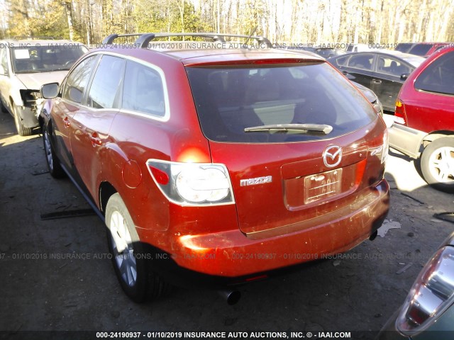 JM3ER293270101191 - 2007 MAZDA CX-7 RED photo 3