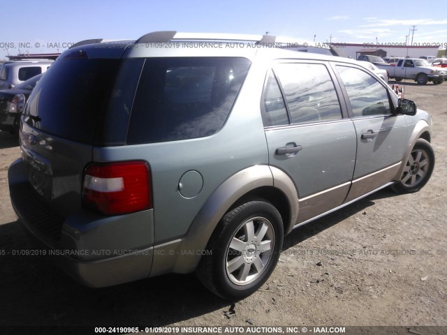 1FMZK01166GA41298 - 2006 FORD FREESTYLE SE GREEN photo 4