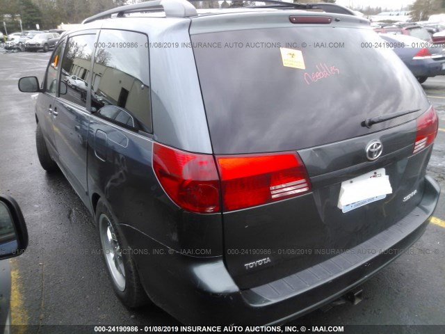 5TDZA23C86S571389 - 2006 TOYOTA SIENNA CE/LE BLUE photo 3