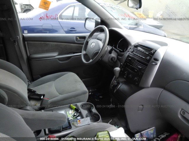 5TDZA23C86S571389 - 2006 TOYOTA SIENNA CE/LE BLUE photo 5