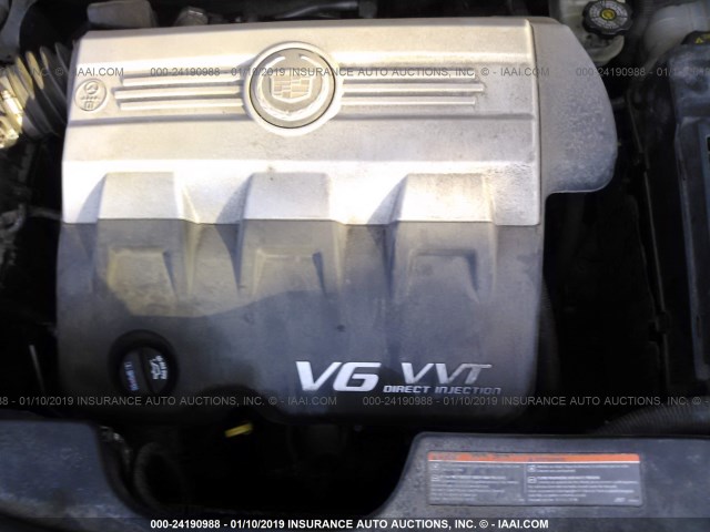 3GYFNAEY6AS555412 - 2010 CADILLAC SRX LUXURY COLLECTION BLACK photo 10