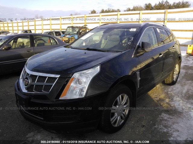 3GYFNAEY6AS555412 - 2010 CADILLAC SRX LUXURY COLLECTION BLACK photo 2