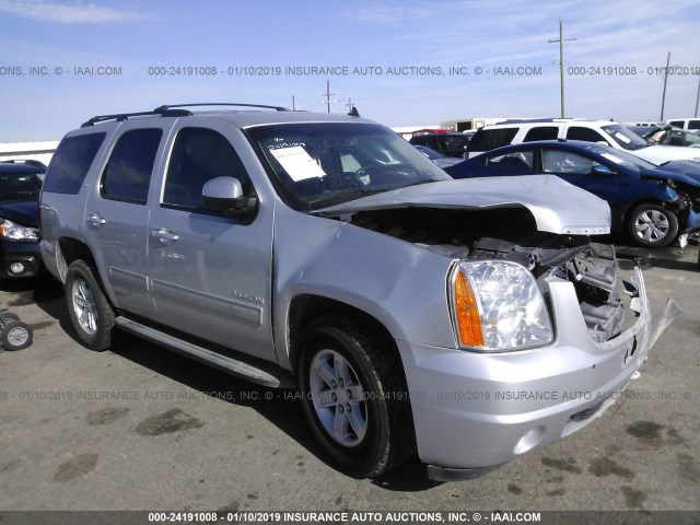 1GKS1CE01ER191998 - 2014 GMC YUKON SLT SILVER photo 1