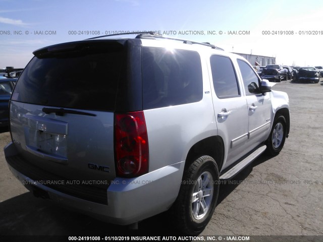 1GKS1CE01ER191998 - 2014 GMC YUKON SLT SILVER photo 4