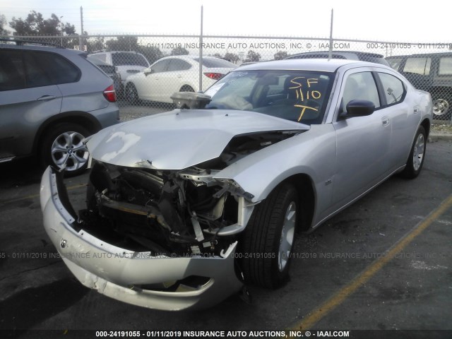 2B3KA43G86H421671 - 2006 DODGE CHARGER SE/SXT SILVER photo 2