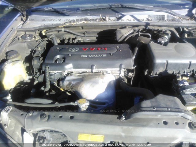 JTDBE32K030141164 - 2003 TOYOTA CAMRY LE/XLE GRAY photo 10