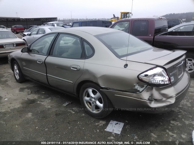 1FAFP55U63A242374 - 2003 FORD TAURUS SES BROWN photo 3