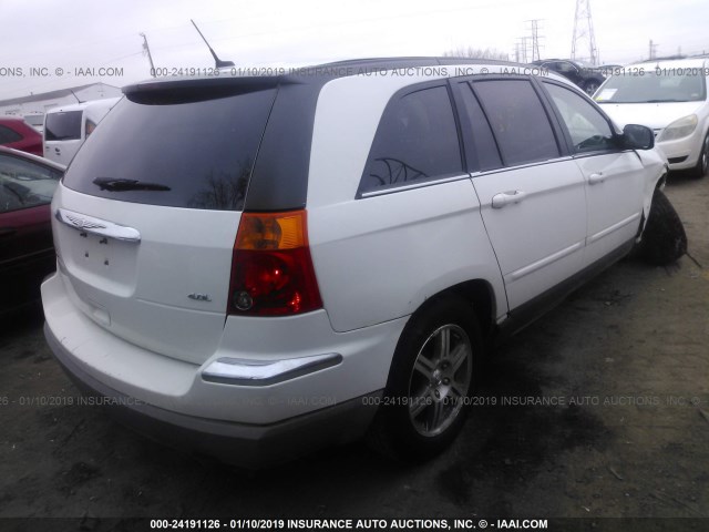 2A8GM68X77R249704 - 2007 CHRYSLER PACIFICA TOURING WHITE photo 4