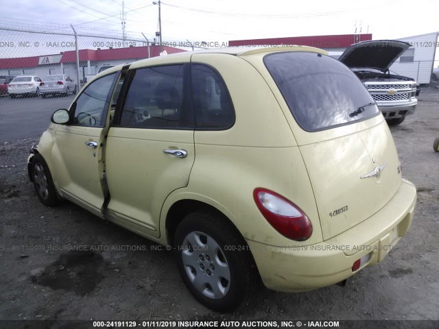 3A4FY58B37T505396 - 2007 CHRYSLER PT CRUISER TOURING YELLOW photo 3