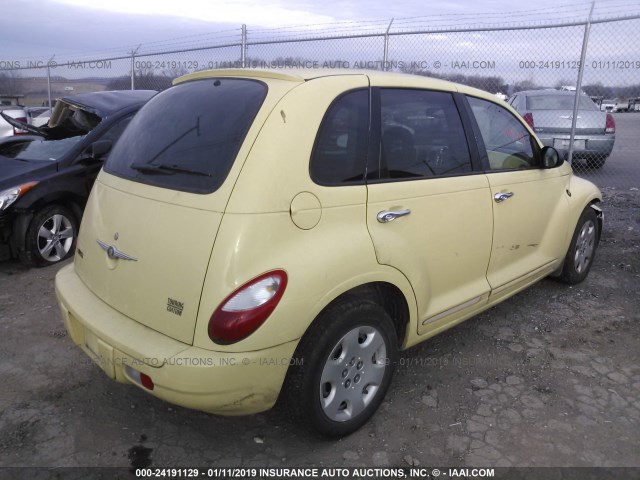 3A4FY58B37T505396 - 2007 CHRYSLER PT CRUISER TOURING YELLOW photo 4