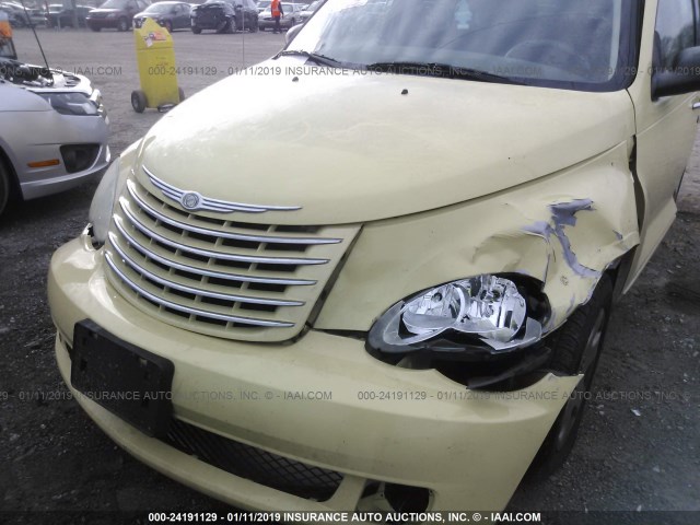 3A4FY58B37T505396 - 2007 CHRYSLER PT CRUISER TOURING YELLOW photo 6