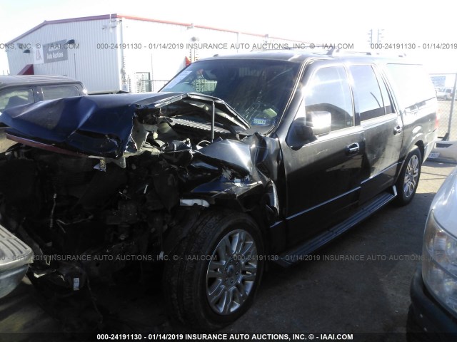 1FMJK2A57CEF46558 - 2012 FORD EXPEDITION EL LIMITED BLACK photo 2