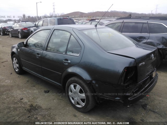 3VWRK69M93M130481 - 2003 VOLKSWAGEN JETTA GL GREEN photo 3