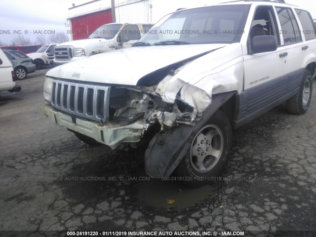 1J4GZ58SXVC517281 - 1997 JEEP GRAND CHEROKEE LAREDO/TSI WHITE photo 6