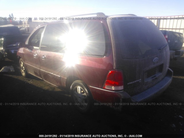 2FMZA52226BA63068 - 2006 FORD FREESTAR SEL MAROON photo 3