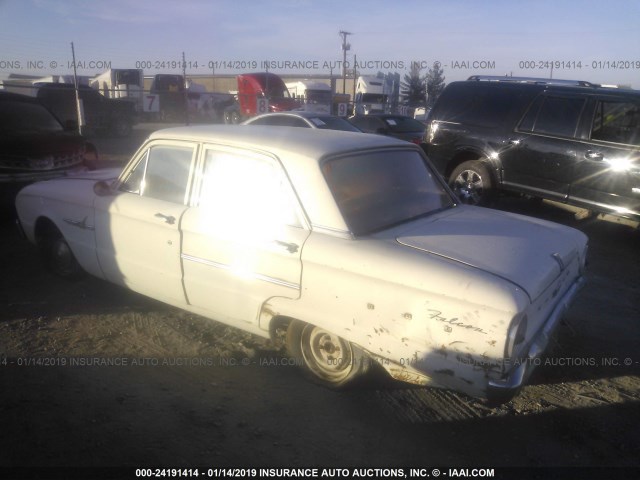 3R02U144229 - 1963 FORD FALCON WHITE photo 3