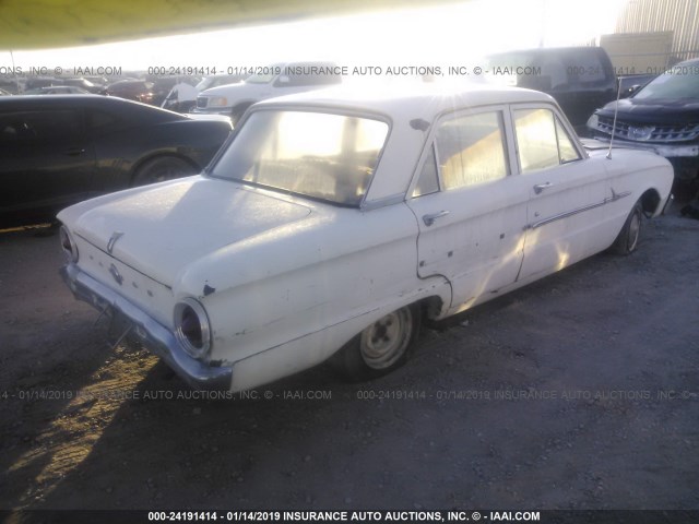 3R02U144229 - 1963 FORD FALCON WHITE photo 4