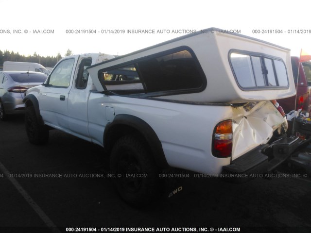 5TEWN72N63Z194695 - 2003 TOYOTA TACOMA XTRACAB WHITE photo 3