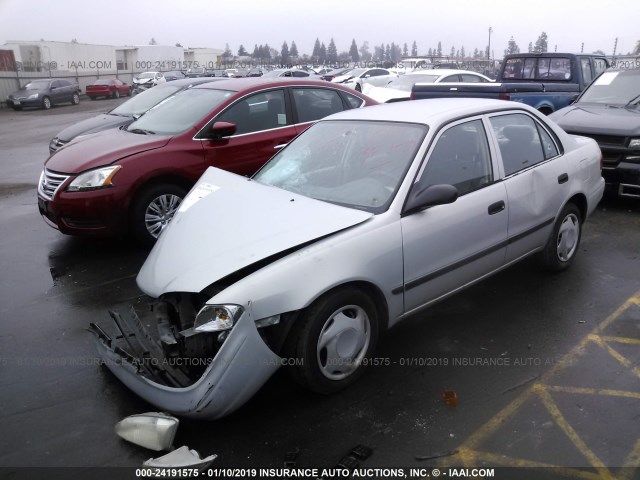 1Y1SK52841Z422025 - 2001 CHEVROLET GEO PRIZM LSI SILVER photo 2