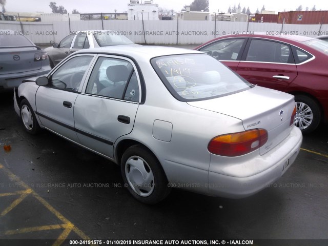 1Y1SK52841Z422025 - 2001 CHEVROLET GEO PRIZM LSI SILVER photo 3