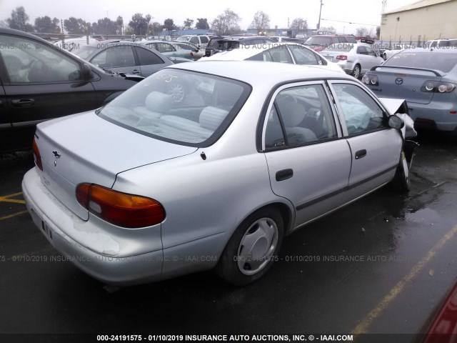 1Y1SK52841Z422025 - 2001 CHEVROLET GEO PRIZM LSI SILVER photo 4