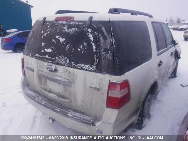 1FMFU16568LA51306 - 2008 FORD EXPEDITION XLT WHITE photo 4