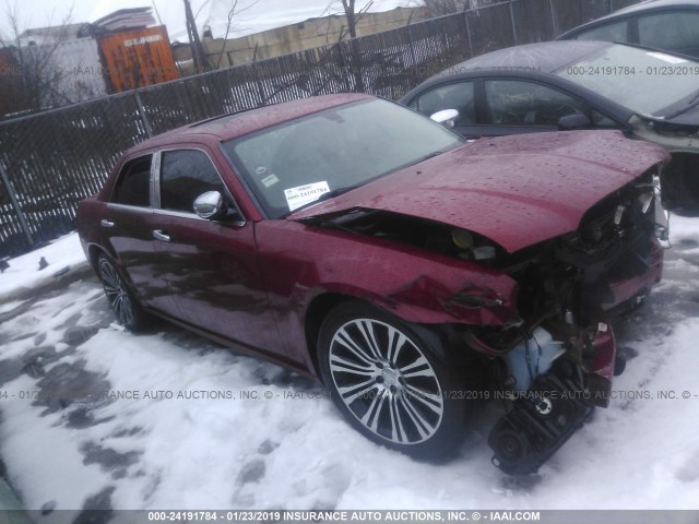 2C3KA63H37H684837 - 2007 CHRYSLER 300C RED photo 1