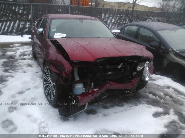 2C3KA63H37H684837 - 2007 CHRYSLER 300C RED photo 6