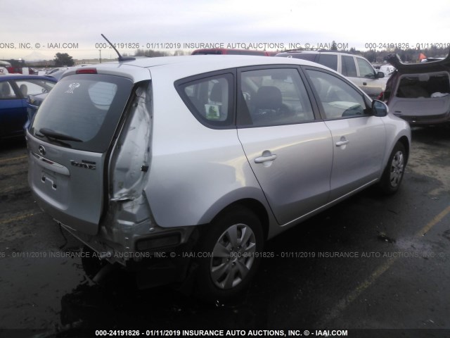 KMHDB8AE6BU108327 - 2011 HYUNDAI ELANTRA TOURING GLS SILVER photo 4