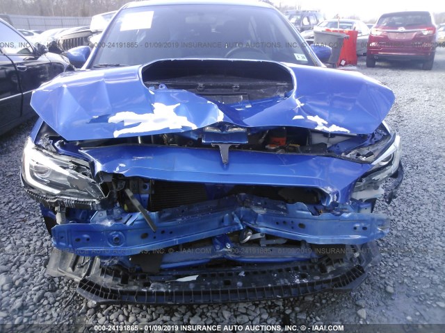 JF1VA1E63H8826110 - 2017 SUBARU WRX PREMIUM BLUE photo 6