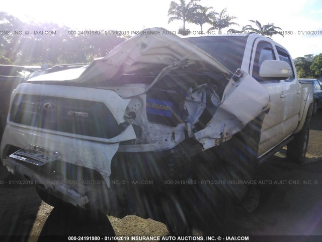 5TFLU4ENXDX055694 - 2013 TOYOTA TACOMA DOUBLE CAB 白色 照片 2